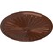 Ekena Millwork Leandros Ceiling Medallion (Fits Canopies up to 5"), 33 1/8"OD x 3 1/2"ID x 1 3/8"P, Copper Penny CM33LECPS - alternate 3